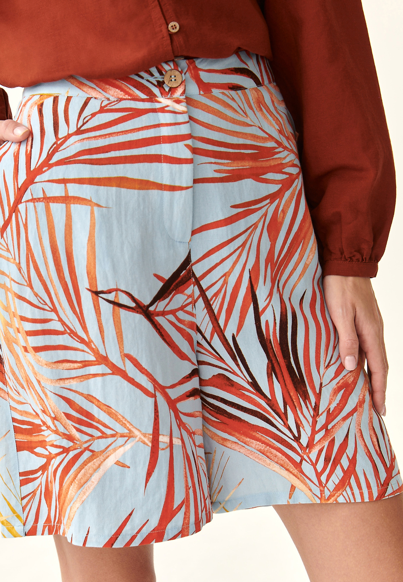 LADIES' PRINTED SHORTS SZORI LADIES' PRINTED SHORTS SZORI MULTICOLOR 88338