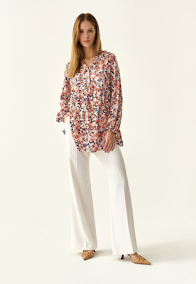 LADIES' FLORAL PRINTED BLOUSE SOMKO LADIES' FLORAL PRINTED BLOUSE SOMKO MULTIKOLOR 1