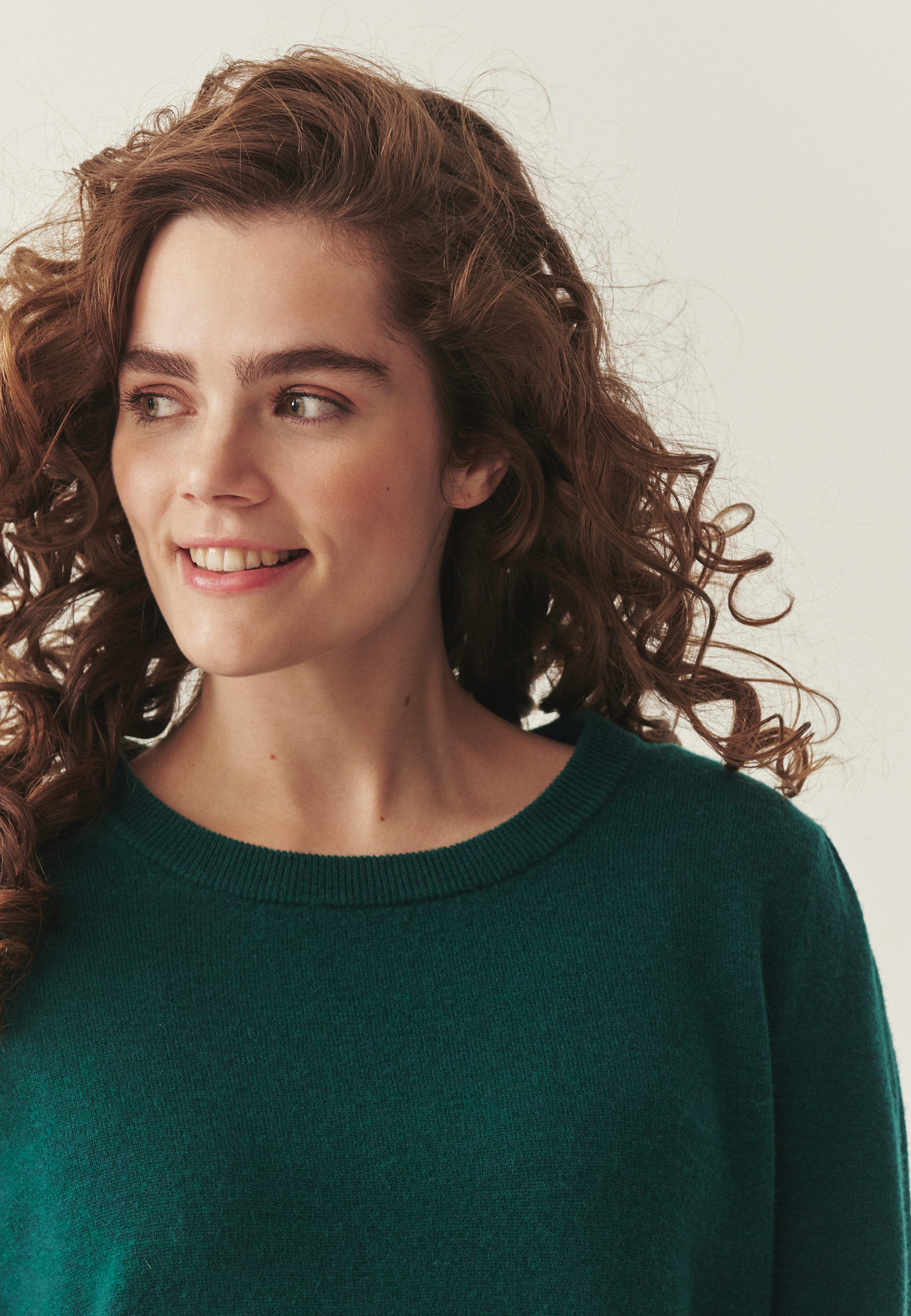 CLASSIC WOOL BLOUSE - VONA GREEN 2