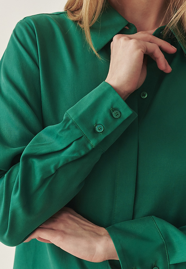 CLASSIC LYOCELL SHIRT - NIKALI CLASSIC LYOCELL SHIRT - NIKALI GREEN 4