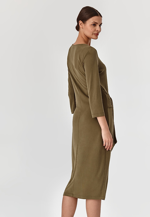ROCHIE CU ȘNURURI FIRS ROCHIE CU ȘNURURI FIRS VERDE 2