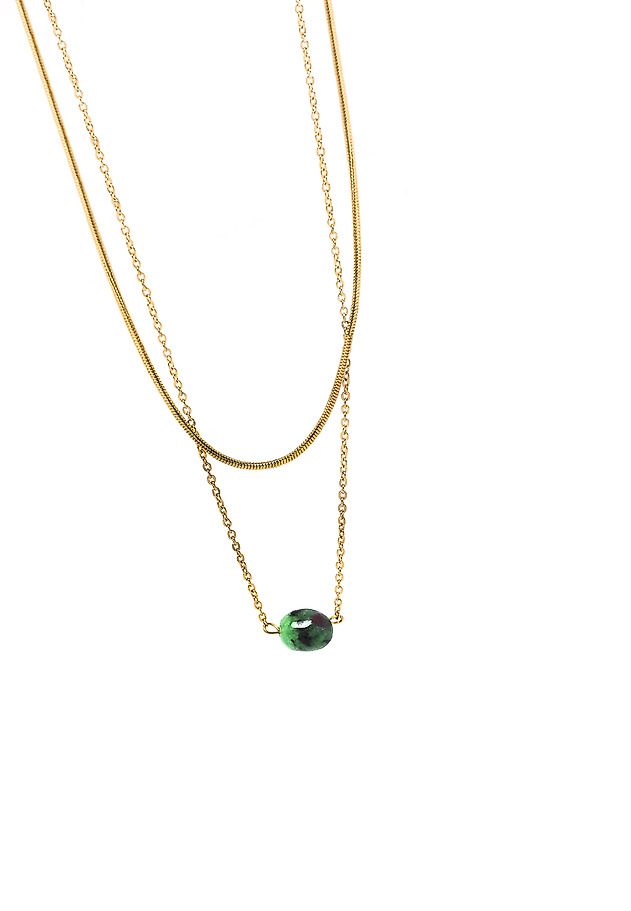 NECKLACE LEONA NECKLACE LEONA GREEN 3