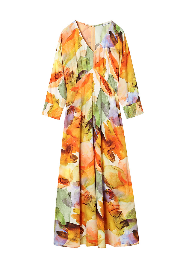 LADIES' MAXI DRESS WITH PRINT KORA LADIES' MAXI DRESS WITH PRINT KORA MULTIKOLOR 6