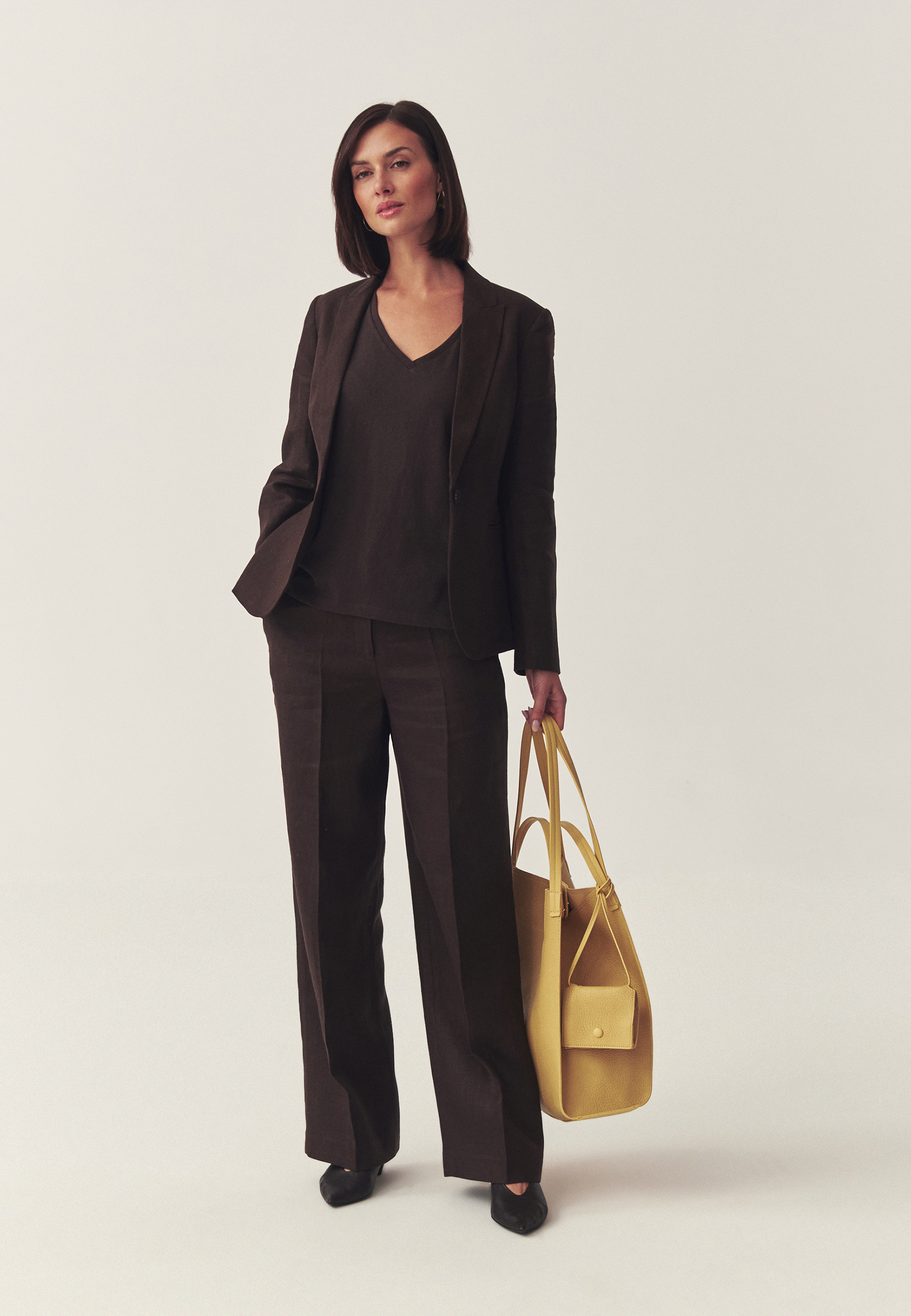 STYLOVÁ DÁMSKÁ KABELKA – CAMILI ŽLUTÁ 2