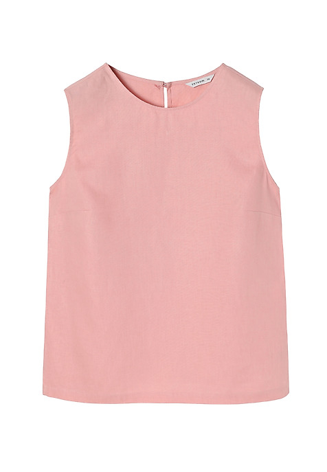 CLASSIC LADIES’ SLEEVELESS BLOUSE - GERDI PINK 2