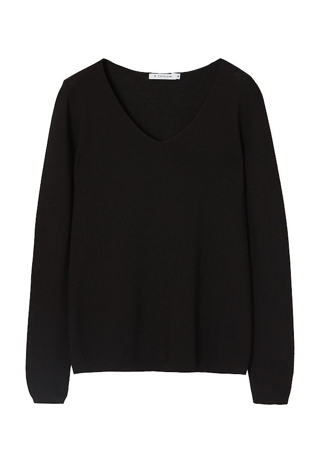 LADIES' CLASSIC SWEATER TESSO LADIES' CLASSIC SWEATER TESSO BROWN 7