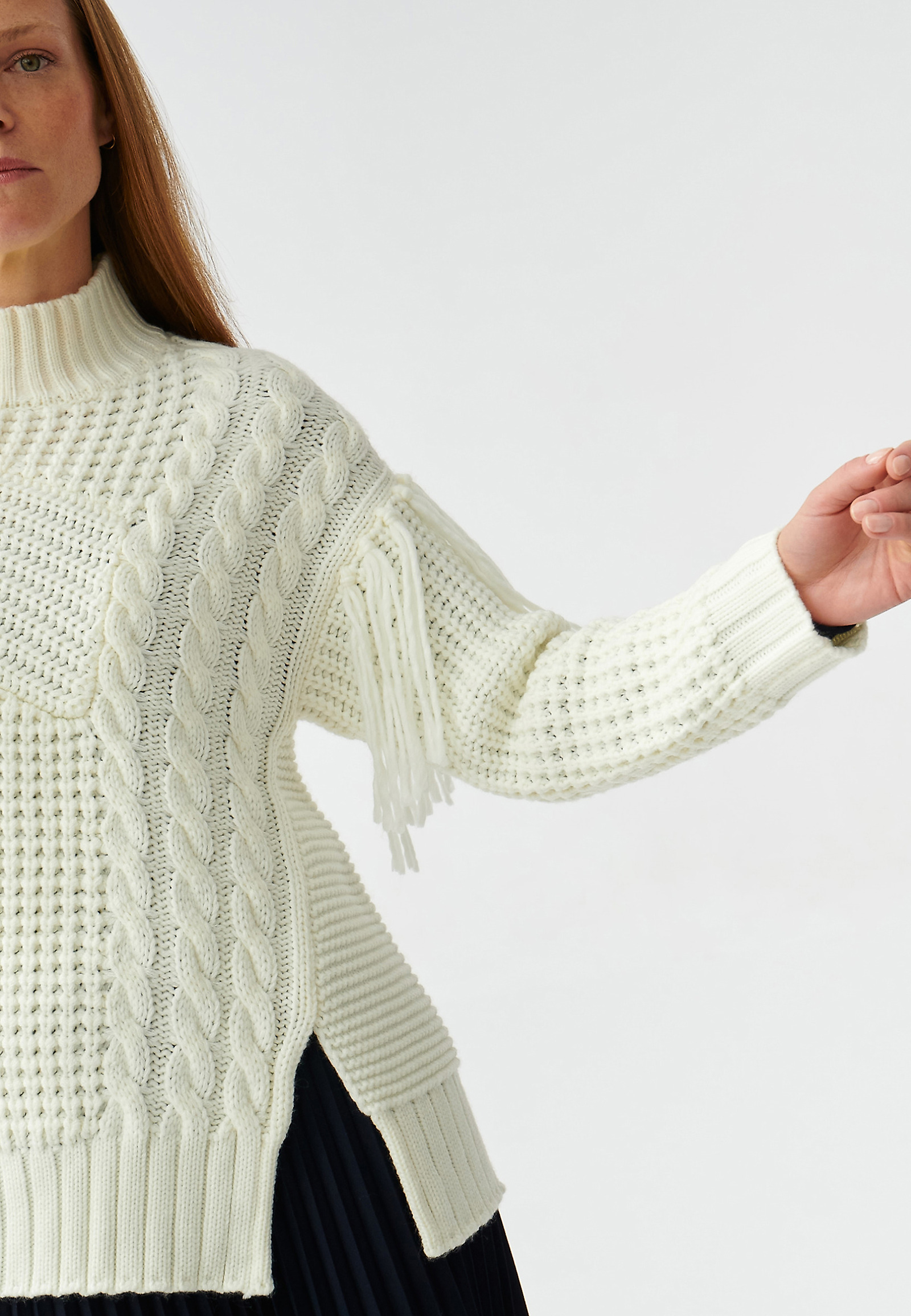 HÖLGYEK KIVÁLÓ KARDIGÁN FRINGE FRIMI HÖLGYEK KIVÁLÓ KARDIGÁN FRINGE FRIMI EKRÜ 91039