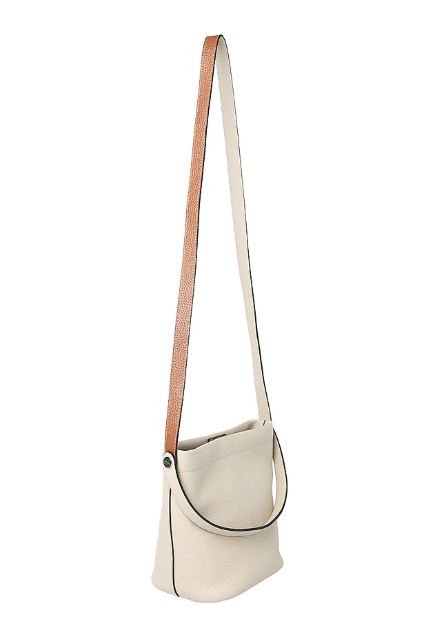 WOMEN'S LEATHER BAG - INFINITY WOMEN'S LEATHER BAG - INFINITY BEIGE 3