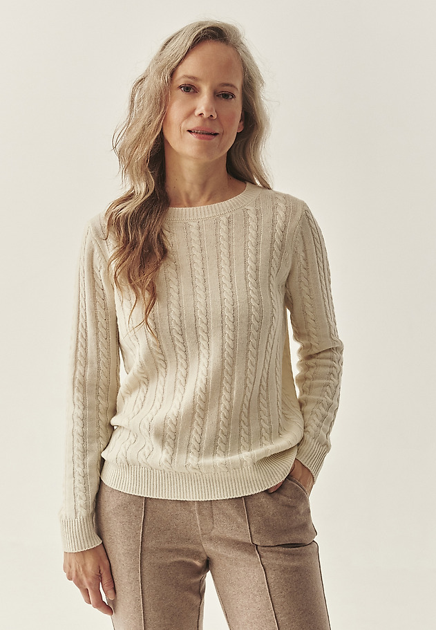 WOOL JUMPER - ANABEL WOOL JUMPER - ANABEL BEIGE 1