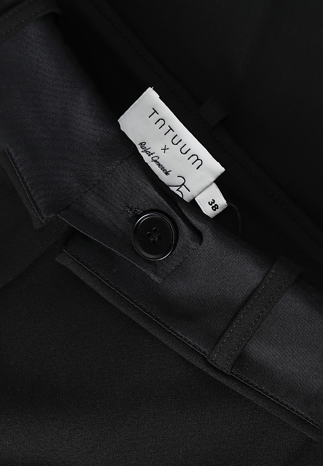 ELEGANT LADIES’ TROUSERS IN HERRINGBONE FABRIC LAURA ELEGANT LADIES’ TROUSERS IN HERRINGBONE FABRIC LAURA BLACK 8