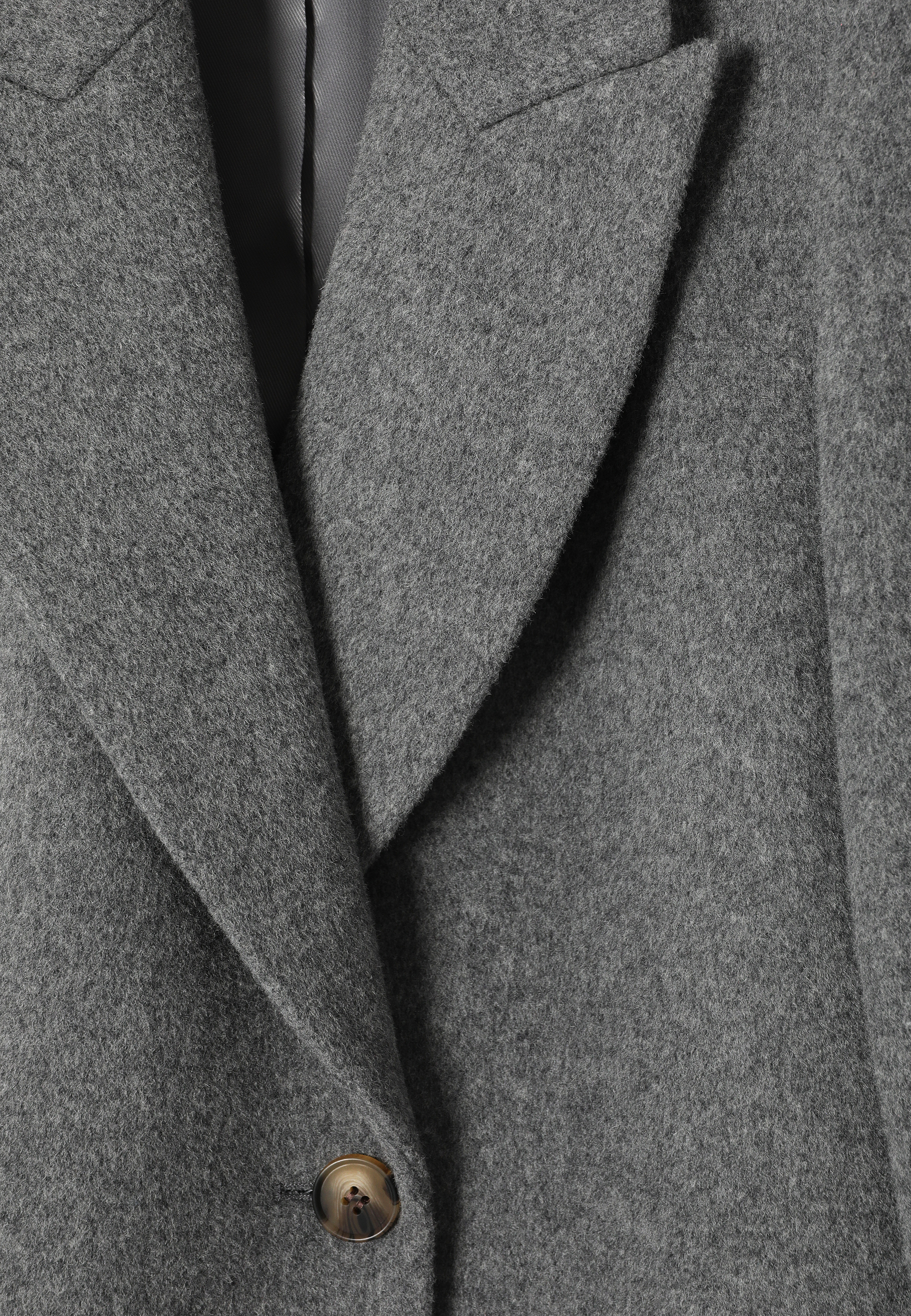 Eleganten volnen plašč - SONIA 1 SIVA 2