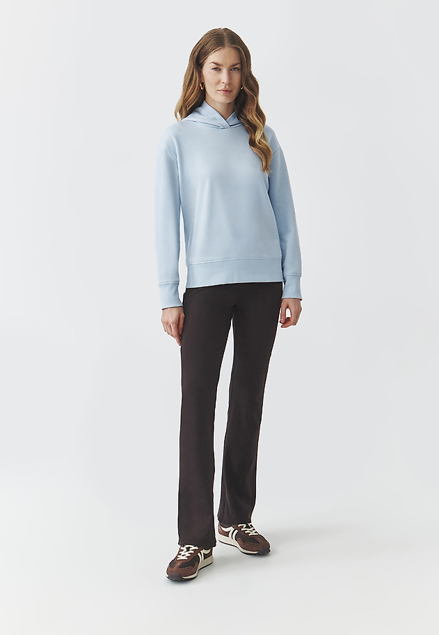 PASTEL HOODED SWEATSHIRT — NULA PASTEL HOODED SWEATSHIRT — NULA NIEBIESKI 3