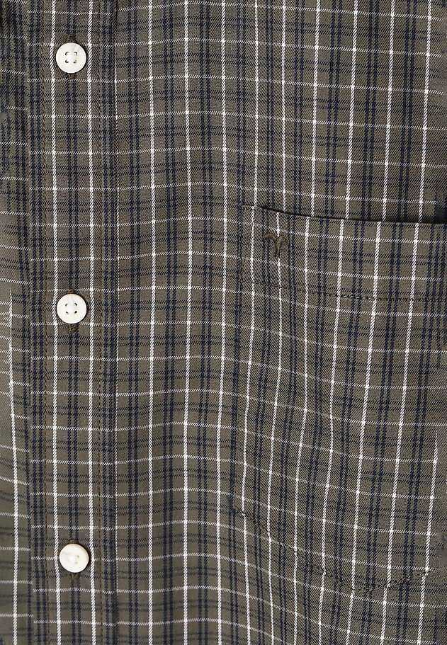 PÁNSKÁ KOSTKOVANÁ KOŠILE CHARLES 1 CLASSIC PÁNSKÁ KOSTKOVANÁ KOŠILE CHARLES 1 CLASSIC KHAKI 7