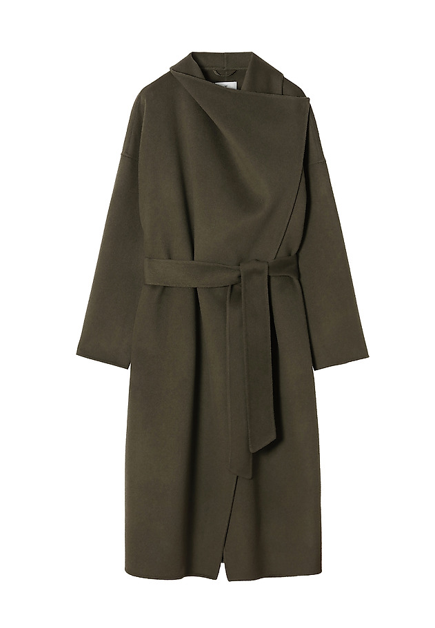 ASYMMETRIC LADIES' COAT BORDO 1 ASYMMETRIC LADIES' COAT BORDO 1 KHAKI 7