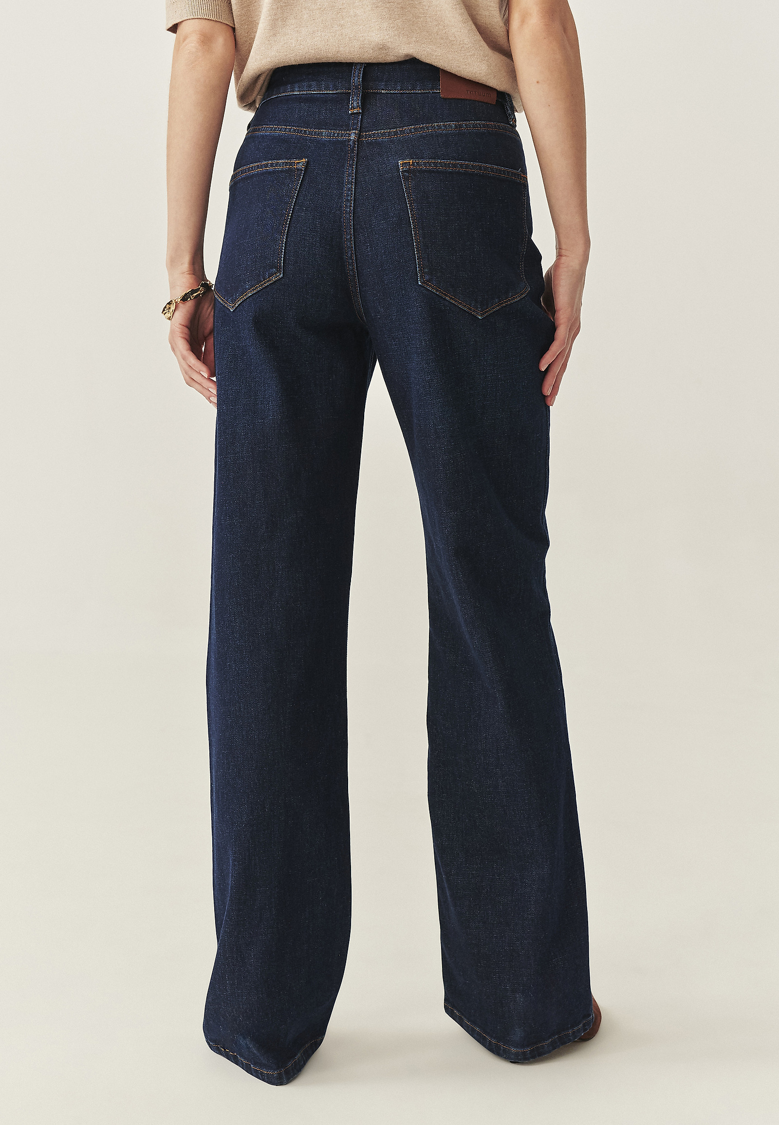 PANTALONI LARGI DIN DENIM - RISO PANTALONI LARGI DIN DENIM - RISO BLEUMARIN 114598