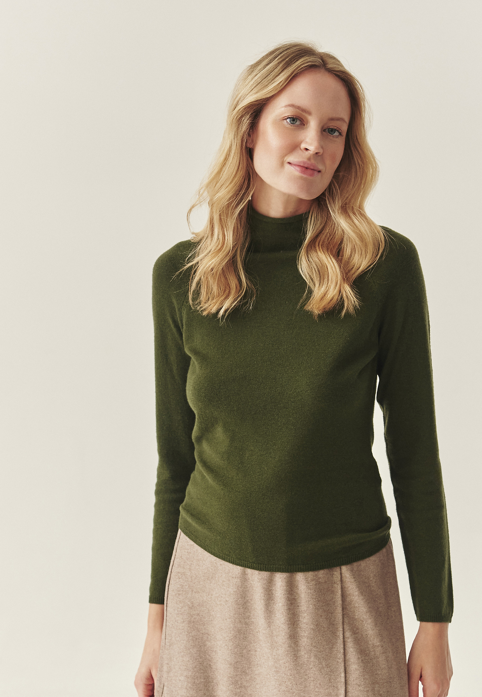 MULESING-FREE WOOL GOLF - MONROE MULESING-FREE WOOL GOLF - MONROE GREEN 117452