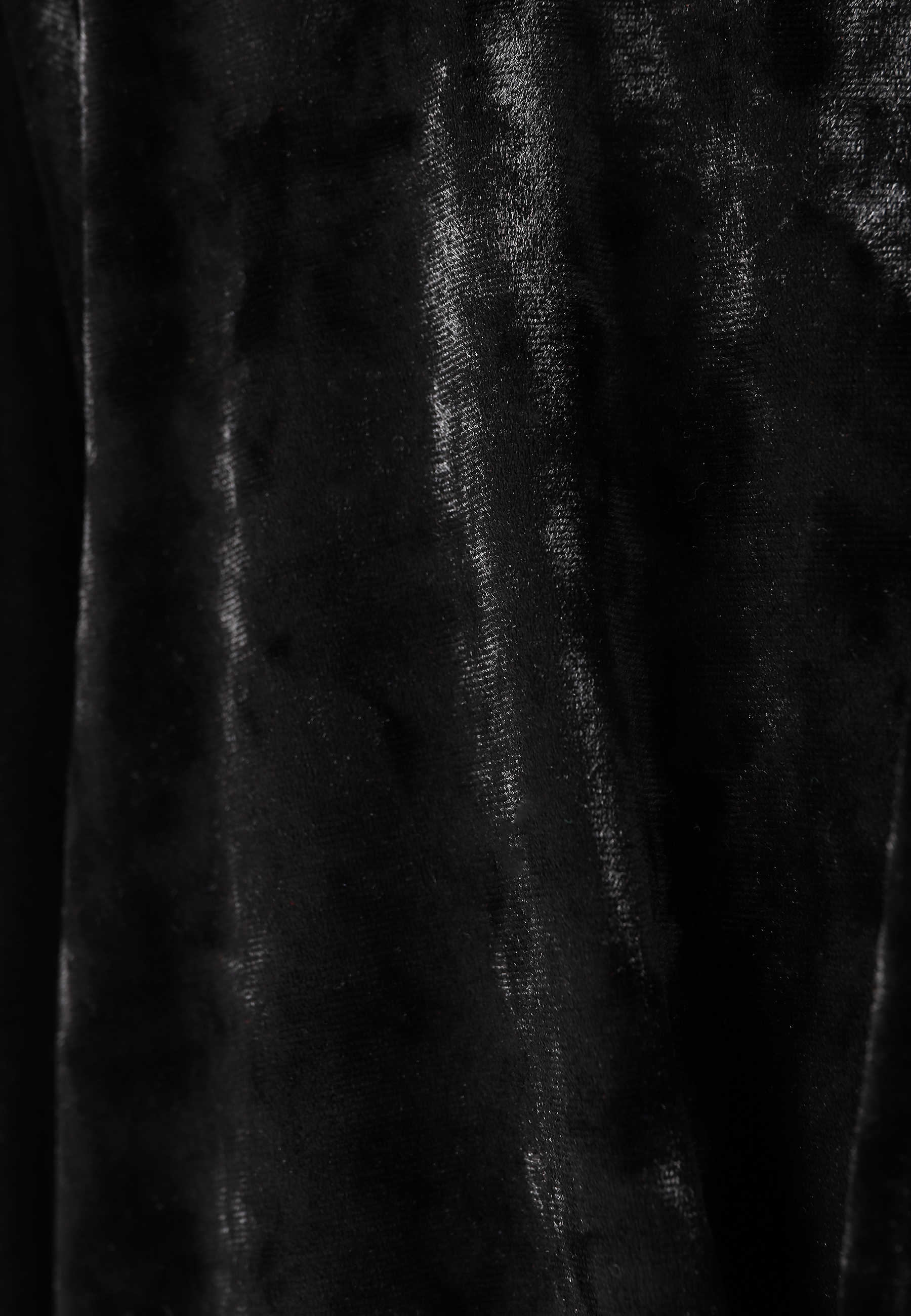 VELURO MAXI OBLEKA - VELUDO 1 ČRNA 2