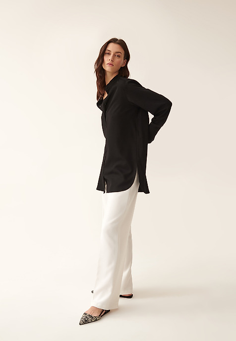 FLOWING SHIRT MONTREALI 1 BLACK 2