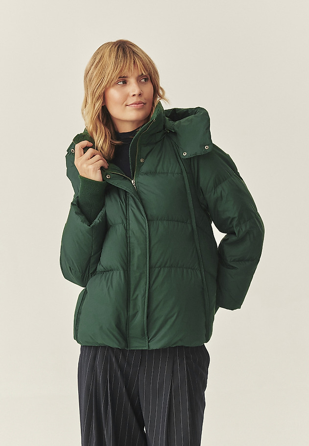 JACKETĂ DE IARNĂ CU GLUGĂ - SOWA JACKETĂ DE IARNĂ CU GLUGĂ - SOWA VERDE 2