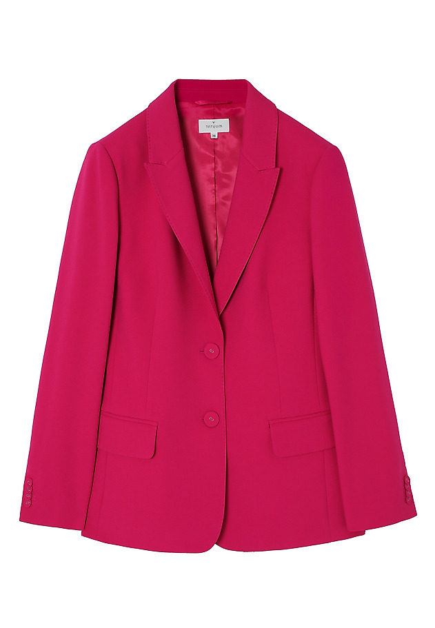 WOVEN JACKET IN FUCHSIA — LONESA 1 WOVEN JACKET IN FUCHSIA — LONESA 1 CZERWONY 9