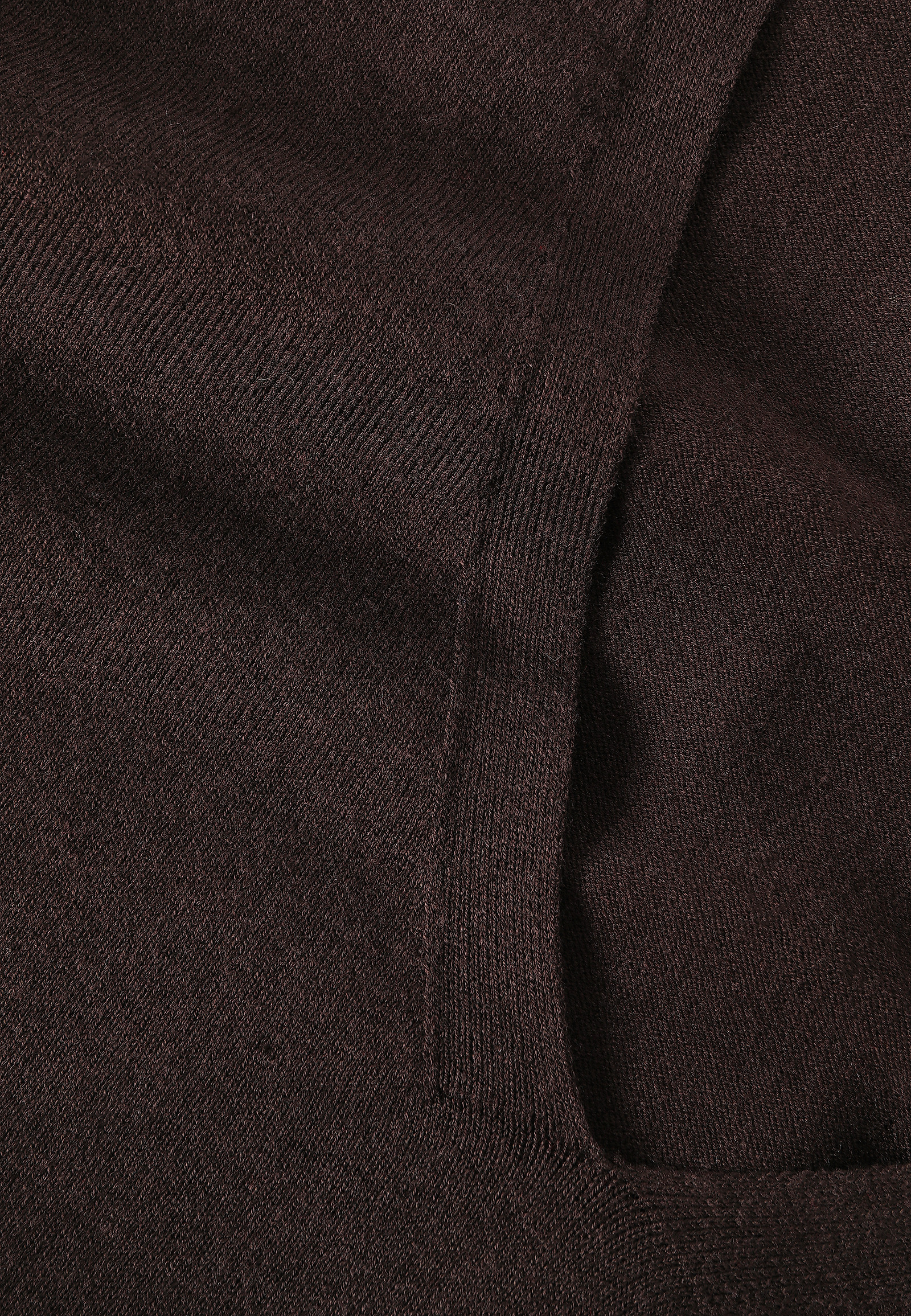 FITTED COTTON JUMPER - VICA FITTED COTTON JUMPER - VICA BROWN 112734
