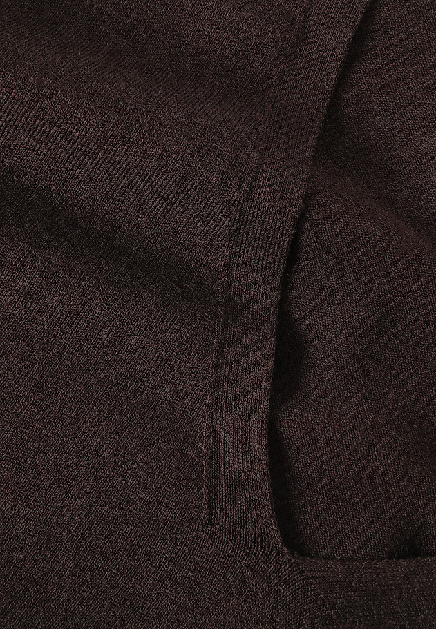 FITTED COTTON JUMPER - VICA FITTED COTTON JUMPER - VICA BROWN 7