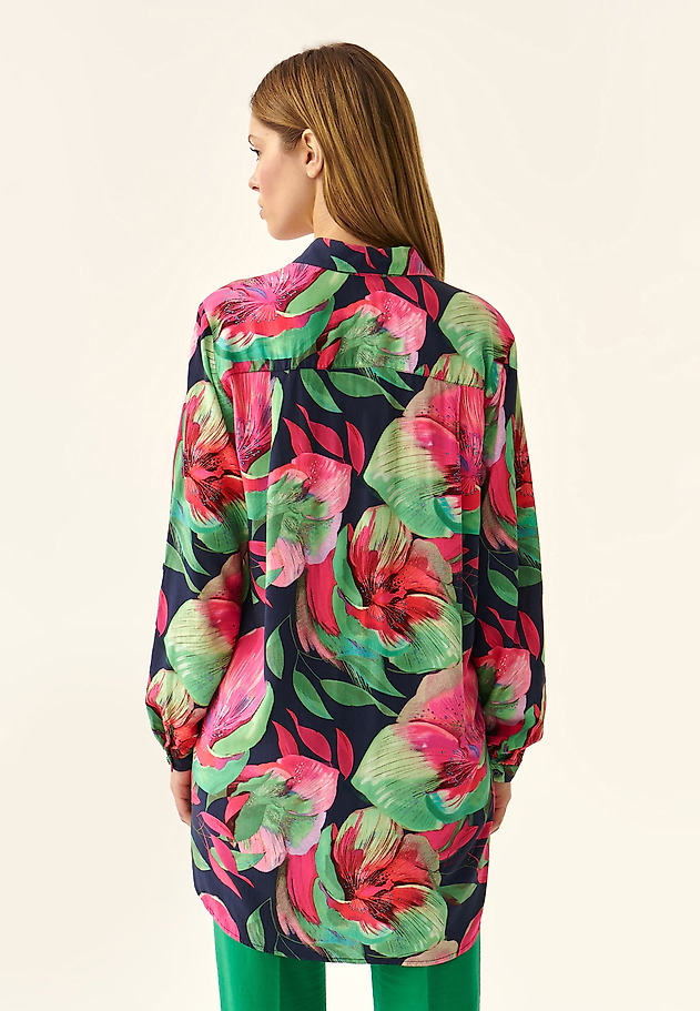LADIES' FLORAL PRINTED SHIRT MALIBU LADIES' FLORAL PRINTED SHIRT MALIBU MULTIKOLOR 3