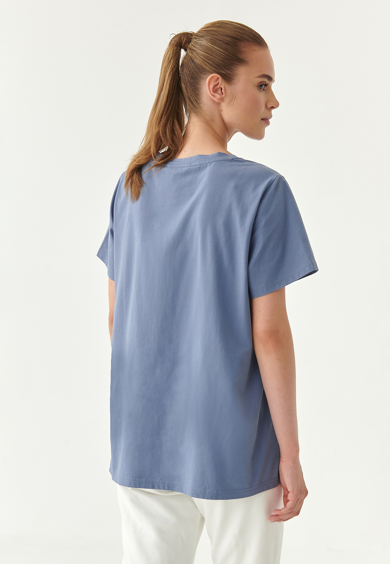 BASIC LADIES' BLUSE TILDA BASIC LADIES' BLUSE TILDA BLUE 81875