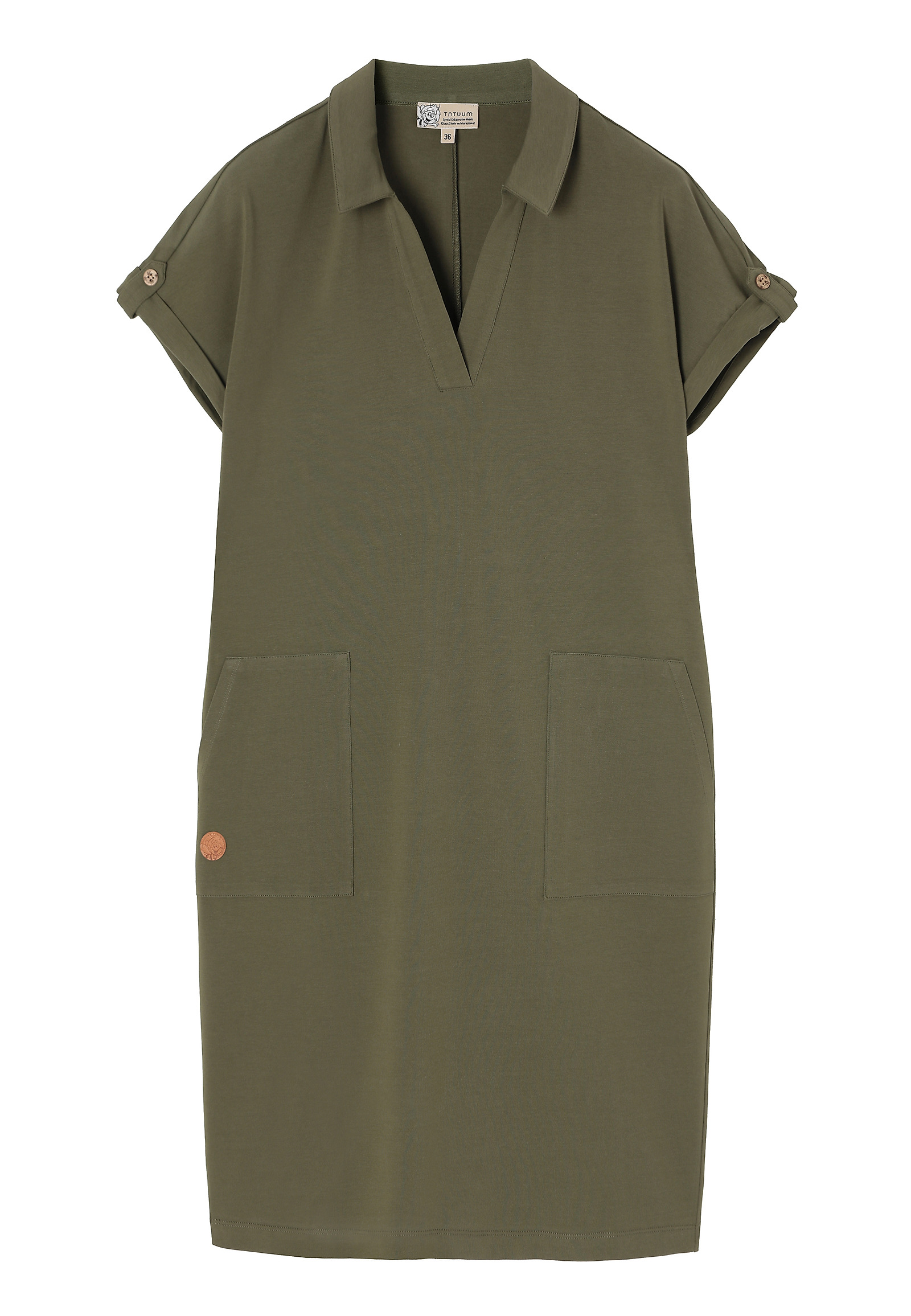 COTTON DRESS - SACO COTTON DRESS - SACO KHAKI 110370
