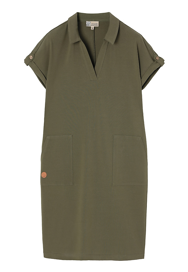 BAWEŁNIANA SUKIENKA — SACO BAWEŁNIANA SUKIENKA — SACO KHAKI 7