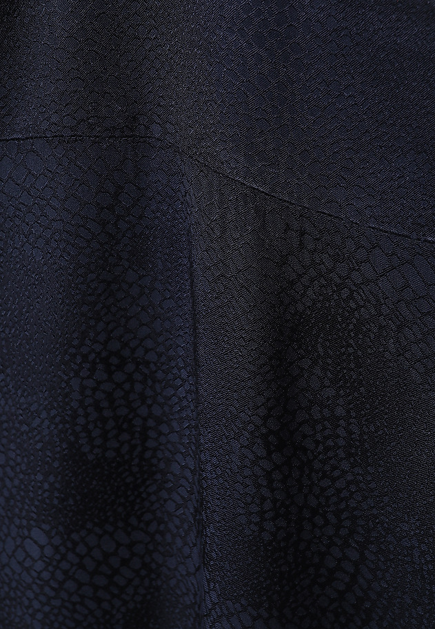 VISCOSE MIDI DRESS - TELIA 1 VISCOSE MIDI DRESS - TELIA 1 NAVY BLUE 8