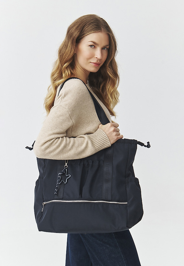 LADIES' SPORTS BAG WITH KEY RING - BALA LADIES' SPORTS BAG WITH KEY RING - BALA GRANATOWY 3