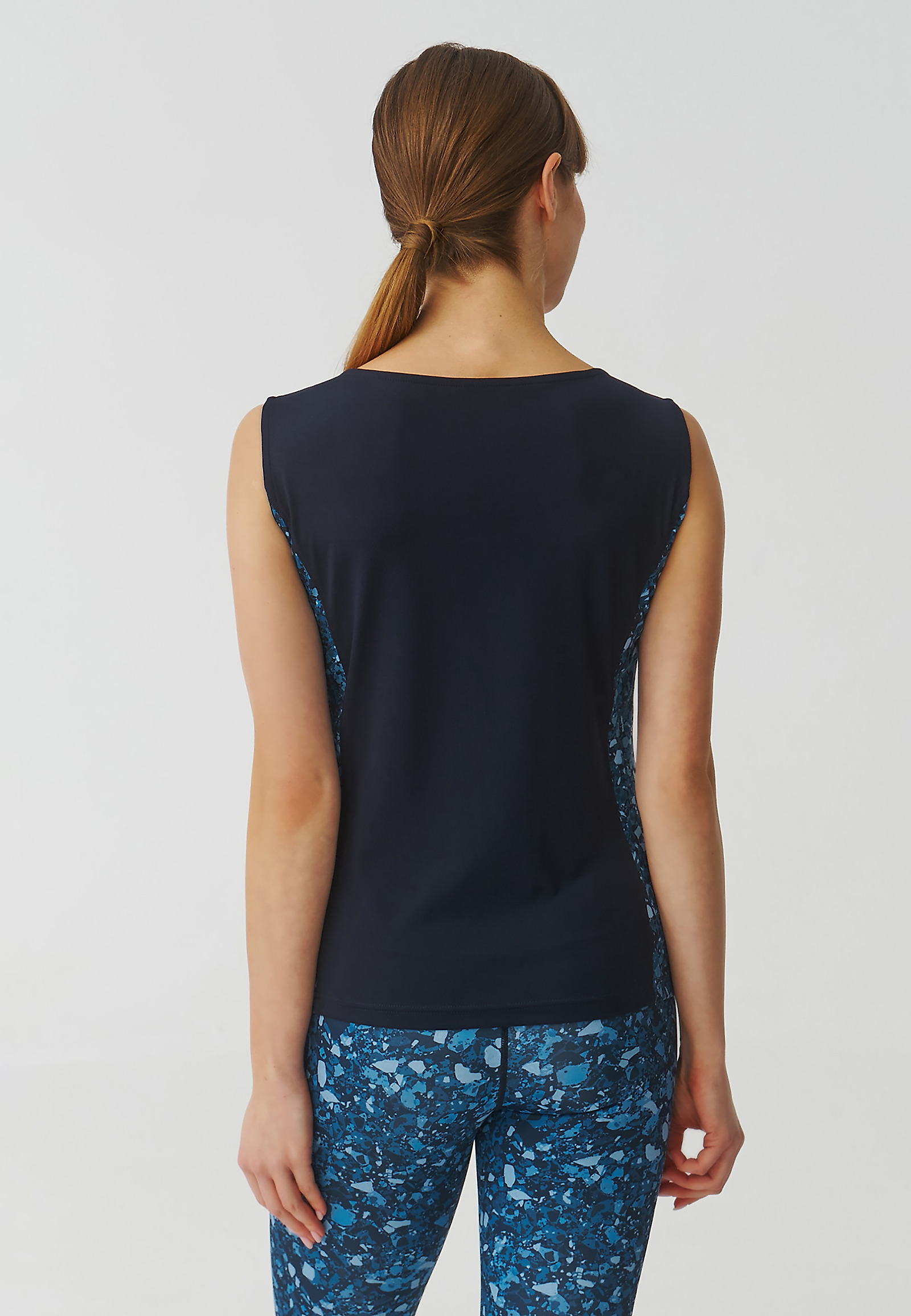 ŠPORTNA BLUZA BREZ ROKAVOV - SILVIA ŠPORTNA BLUZA BREZ ROKAVOV - SILVIA TEMNO MODRA 95377