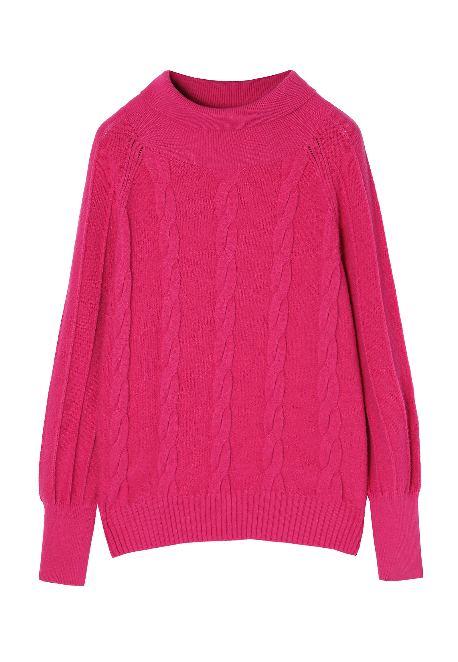 TEXTURED LADIES’ SWEATER WITH A TURTLENECK MEDUZA TEXTURED LADIES’ SWEATER WITH A TURTLENECK MEDUZA PINK 91642