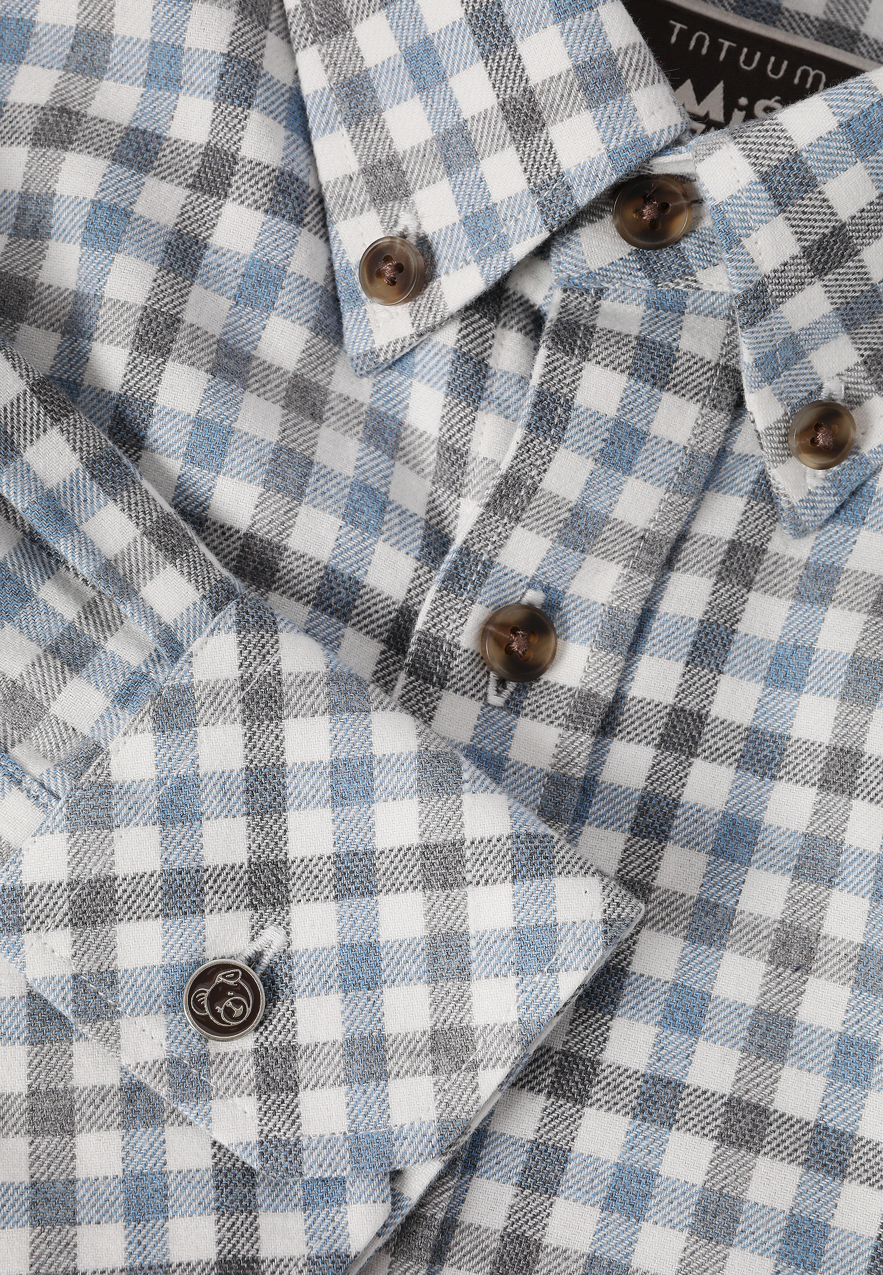 BAWEŁNIANA KOSZULA W KRATĘ - MARCO 5 CLASSIC MULTIKOLOR 2