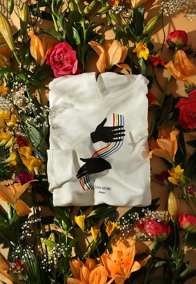 BLUZA DZIANINOWA LOVE MORE ALWAYS ORTOKO 1 BLUZA DZIANINOWA LOVE MORE ALWAYS ORTOKO 1 ECRU 1