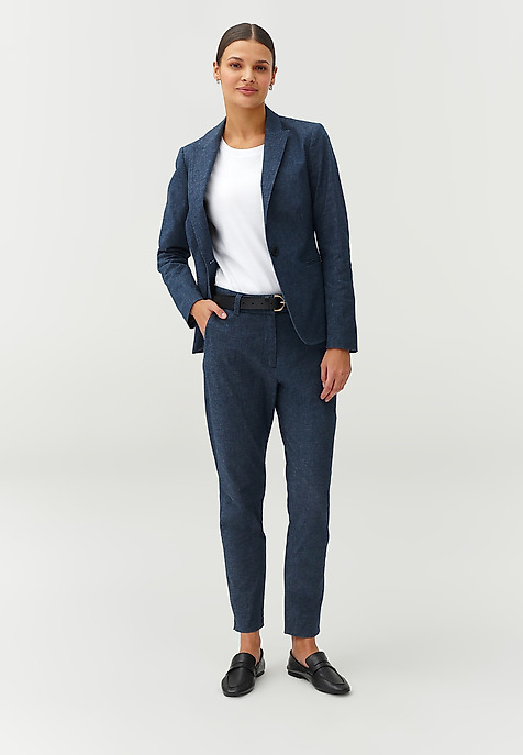 LADIES’ CLASSIC DENIM TROUSERS - MALOKO BLUE 2