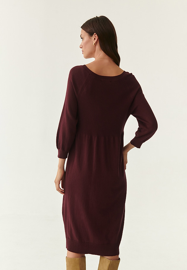 KNITTED MIDI DRESS LIKO KNITTED MIDI DRESS LIKO RED 2