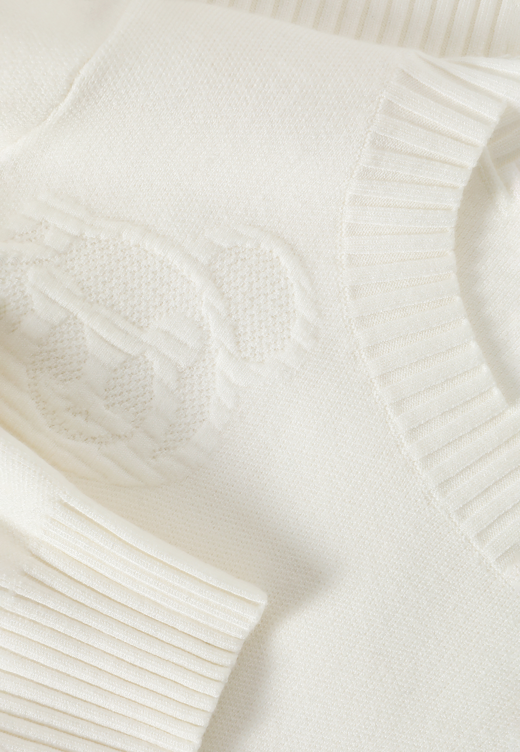 DAMSKI SWETER Z WYSZYWANYM WZOREM — SWEETY ECRU 2