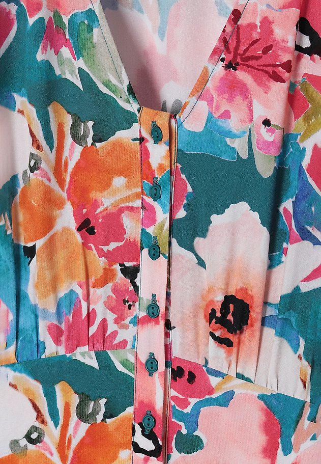 LADIES' PRINTED DRESS KAMDI 1 LADIES' PRINTED DRESS KAMDI 1 MULTICOLOR 8