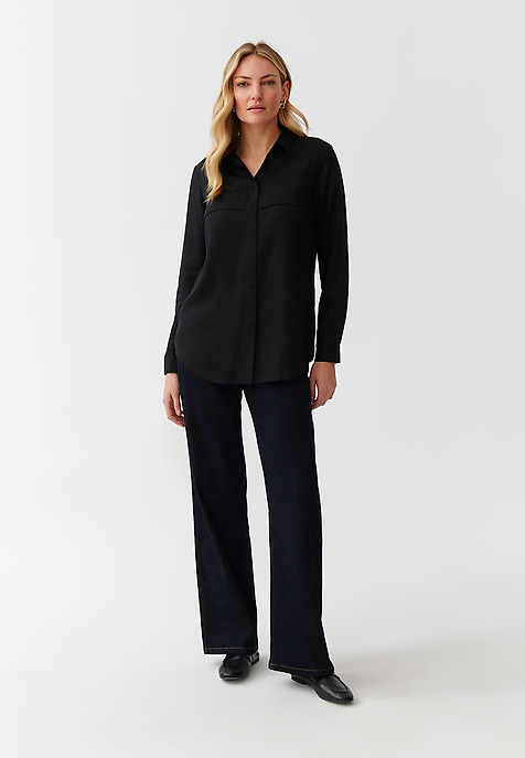 ELEGANT LADIES’ SHIRT - KOROTA BLACK 2