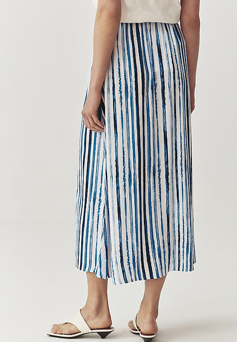 LADIES’ LONG PATTERNED SKIRT - SAND MULTICOLOR 2
