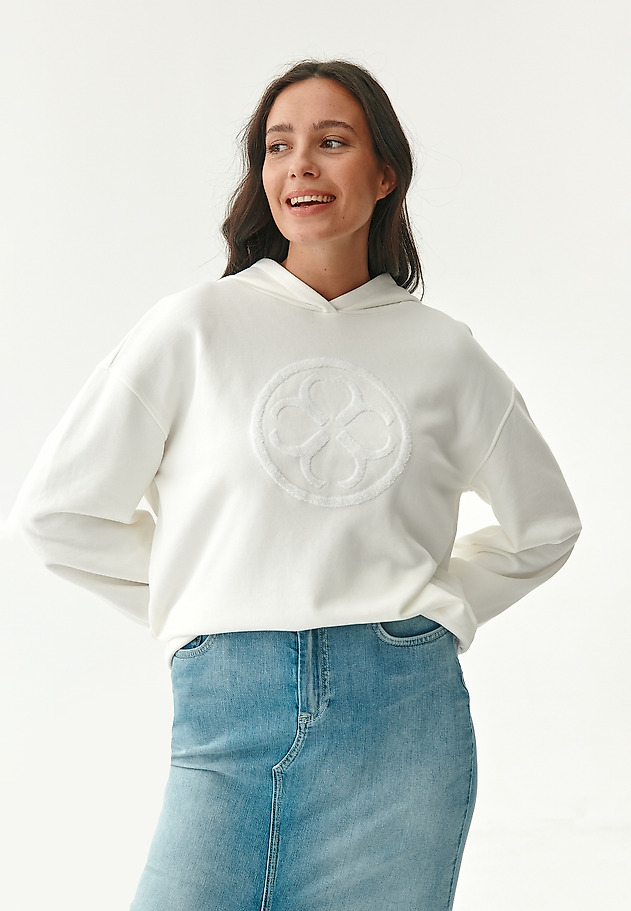 BLUZA DAMSKA Z KAPTUREM PONA BLUZA DAMSKA Z KAPTUREM PONA ECRU 3