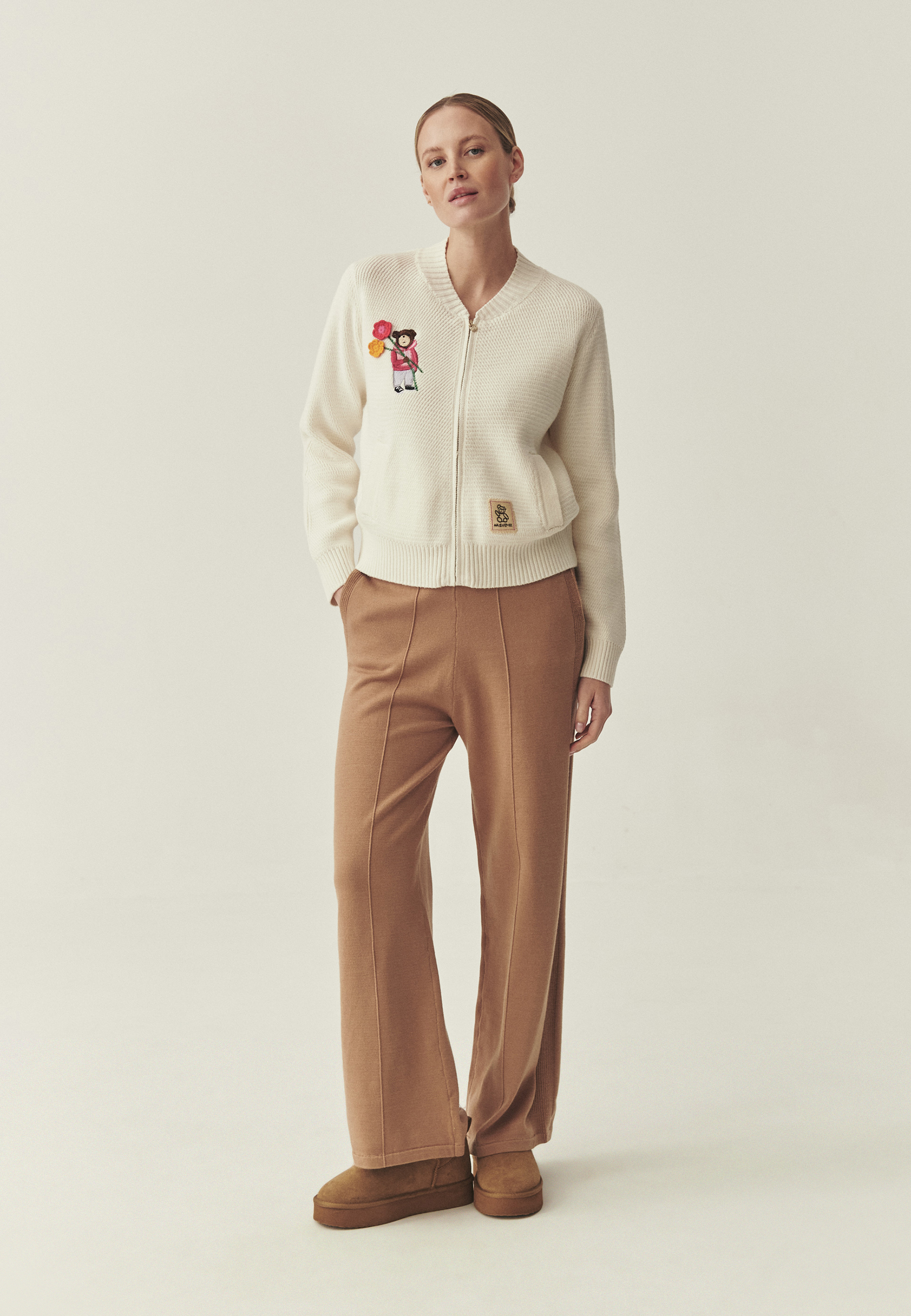 SWETROWA BOMBERKA Z WEŁNĄ - NOVIE BEŻOWY 2