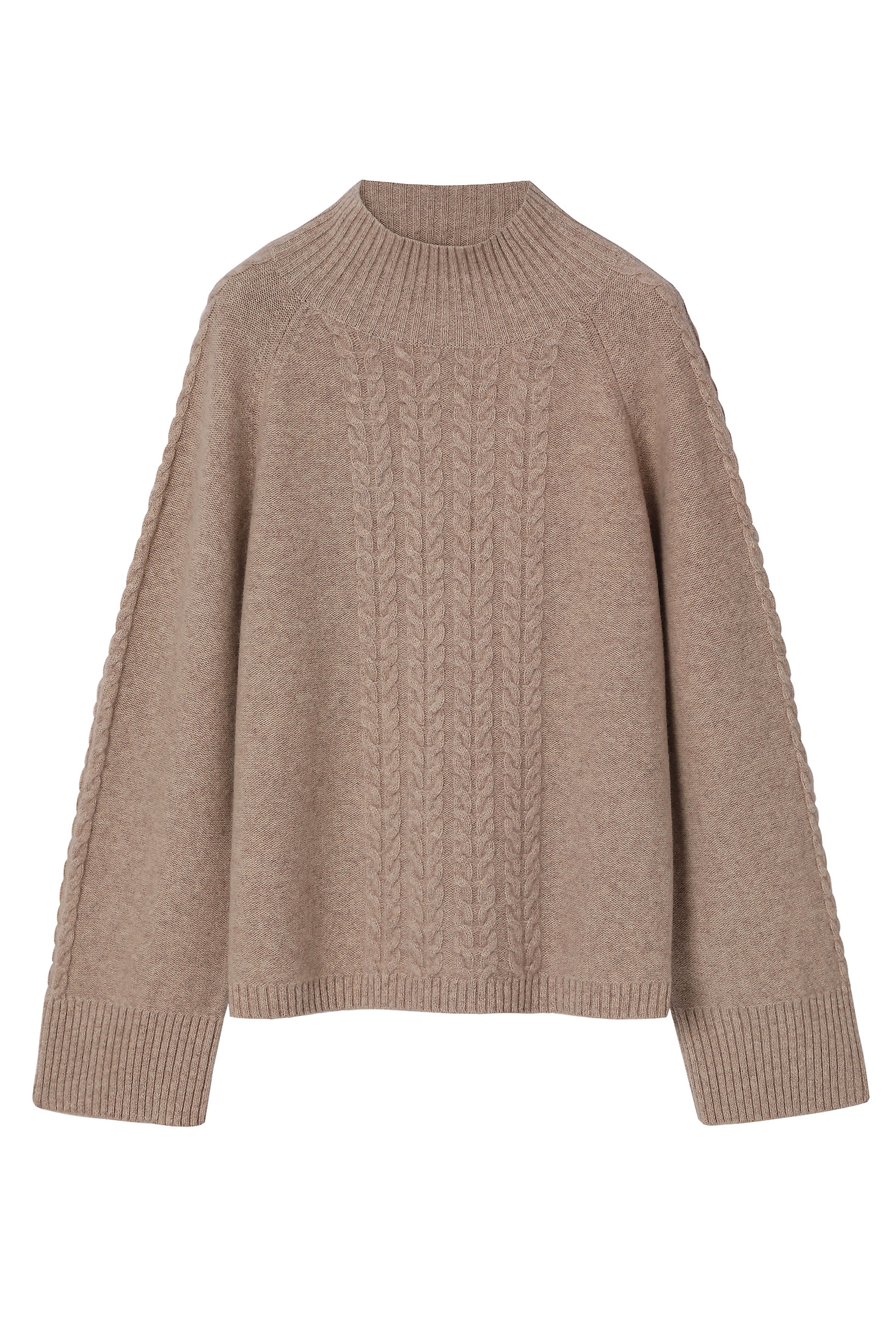 BOXY WOOL JUMPER - WOLLA BOXY WOOL JUMPER - WOLLA BEIGE 115744