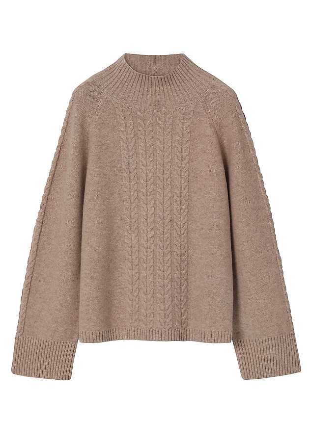 BOXY WOOL JUMPER - WOLLA BOXY WOOL JUMPER - WOLLA BEIGE 8