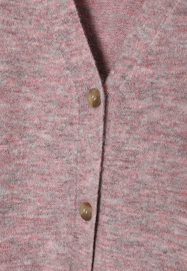 LADIES' JUMPER WITH BUTTONS AND A V-NECK — AUTUMN LADIES' JUMPER WITH BUTTONS AND A V-NECK — AUTUMN FIOLETOWY 7