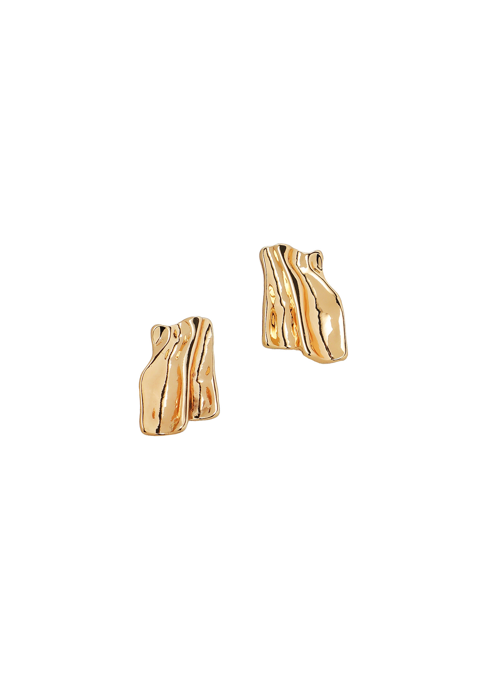 EARRINGS FASTENED ON A STICK - BIRTA EARRINGS FASTENED ON A STICK - BIRTA GOLD 114559