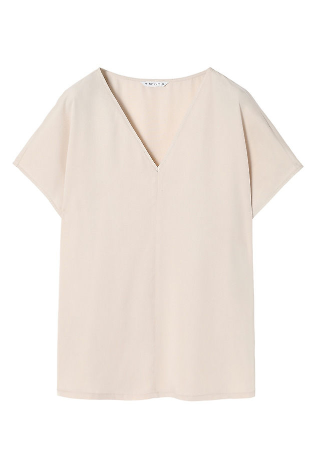 LADIES’ BLOUSE WITH V-SHAPED NECKLINE - SIRO LADIES’ BLOUSE WITH V-SHAPED NECKLINE - SIRO BEŻOWY 6