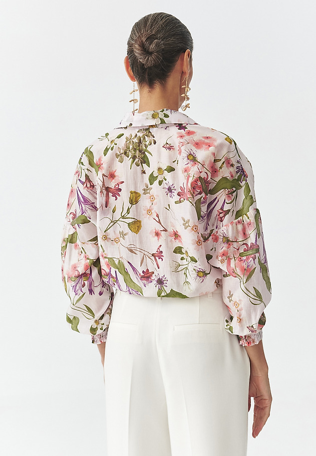 FLORAL LYOCELL SHIRT — FLORELLA FLORAL LYOCELL SHIRT — FLORELLA MULTIKOLOR 5